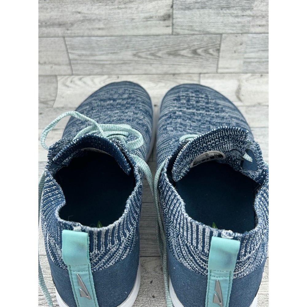 Altra‎ Vali Blue White Knit Walking Sneakers Women Sz 8.5 AFW1884A-4 Low Top - Picture 12 of 15
